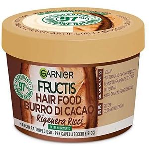 Garnier - Fructis Hair Food - Haarmasker - 390 ml - Regenererende Cacaoboter