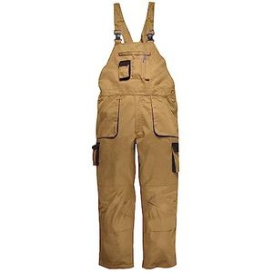 Portwest TX12 Texo Contrast Amerikaanse Overall, Epic Khaki, Normaal, Grootte XL