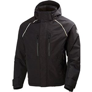 Helly Hansen Workwear Winterjas Arctic Jacket waterdichte, geïsoleerde werkjas 990, XS, zwart, 71335