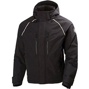 Helly Hansen Workwear winterjas Arctic Jacket waterdichte, geïsoleerde werkjas 990, XS, zwart, 71335
