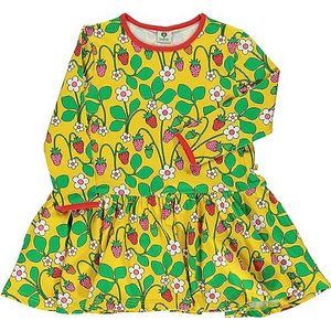 Småfolk Dress LS. Strawberry, geel, 3-4 Jaren