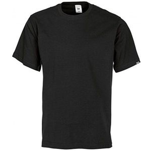 BP 1221-170-32-S unisex T-shirt, 1/2 mouwen, ronde hals, lengte 70 cm, 160,00 g/m² puur katoen, zwart, S