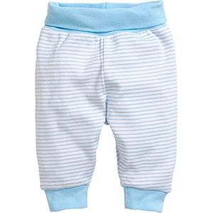 Schnizler - Babybroek - Wit/blauw - Interlock