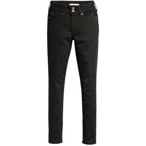 Levi's 711 Double Button Soft Black, Zacht zwart., 27W / 28L