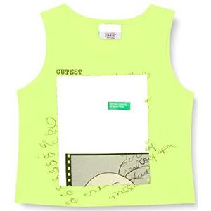 United Colors of Benetton Onderhemd voor meisjes en meisjes, geel 90c, 170