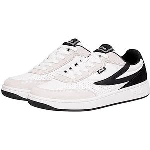 FILA Heren Sevaro S Sneakers, wit zwart, 47 EU