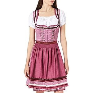 Stockerpoint dames angelica jurk, bordeaux, 36