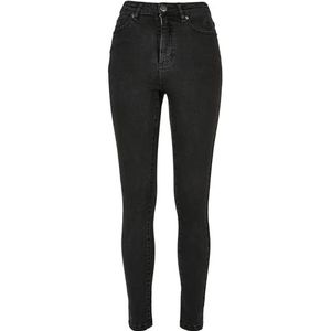 Urban Classics Skinny jeans voor dames, Zwart gewassen., 48