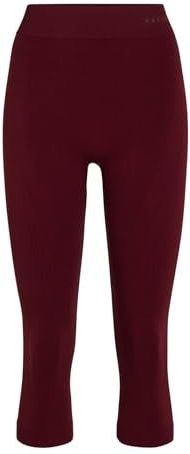 FALKE - Maximum Warm - Dames Broek van Onderlaag - Rood Merlot - 3/4 W