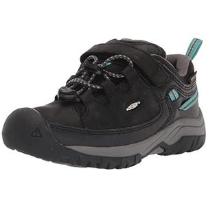 KEEN Unisex Kids Targhee Lage Waterdichte Wandelschoen, Zwart Ster Wit, 35 EU