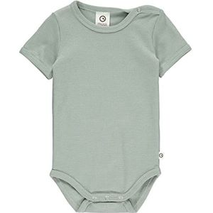 Müsli by Green Cotton Baby Boys Waffle s/s Body Base Layer, Spa Green, 68, Spa Green, 68 cm