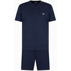 EMPORIO ARMANI Korte pyjamaset voor heren, Armani Blu, XL