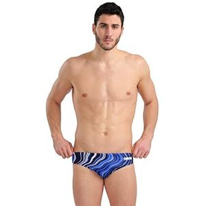 ARENA Marbled Zwembroek Navy-Navy Multi 140