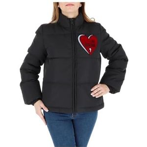 Love Moschino Thunder Heart Embroidery Jacket voor dames, zwart, 44