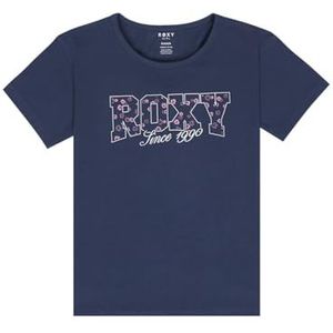 Roxy - Lily Night - T-shirt - Vintage Blue - Korte Mouwen voor Meisjes 4-16