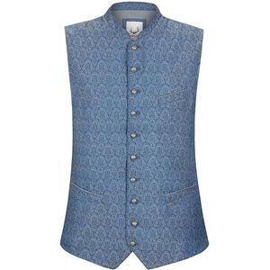 Bergfeuer Klederdrachtvest Taddeo, blauw, 44