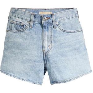 Levi's Dames 80S MOM Short Light Indigo-Worn IN, Maak een verschil, 28