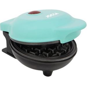 Jocca Funny Cooking Ronde wafelijzer, 500 W, antiaanbakplaten, wafels in 2 minuten, compact en veilig design