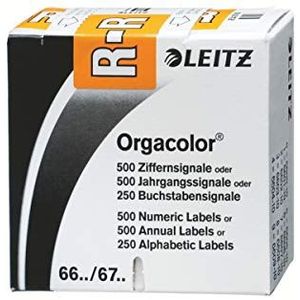 LEITZ Lettersignaal Orgacolor ""R"", op rol, oranje