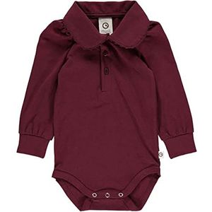 Müsli by Green Cotton Baby Girls Cozy Me L/s Puff Shirt Body Base Layer, Fig, 56, Fig, 56 cm