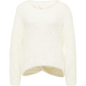 IMANE Gebreide damestrui 11019605-IM01, wolwit, XL/XXL, wolwit, XL/XXL