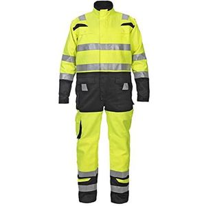 Hydrowear 043745YB Marsberg Winter Coverall, Multi CVC, Klein formaat, Hi-Vis Geel/Zwart