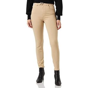 Pinko Susan Skinny Bull Power Jeans voor dames, O37_beige Rugby, 54