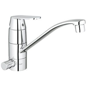 Grohe Eurosmart Cosmopolitan 31161000 Keukenkraan, eenhandsmengkraan, platte uitloop, chroom