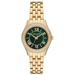 Michael Kors Vrouwen Analoge Quartz Horloge Met Roestvrij Stalen Band MK4870, Goud, armband