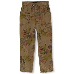 Desigual Mickey Camo Flower Casual Pants voor meisjes, groen, 3-4 Jaren