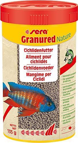 sera Granured Nature 250 ml (135 g) - hoofdvoer voor kleinere carnivore cichliden, voer voor Malawi & Tanganjika