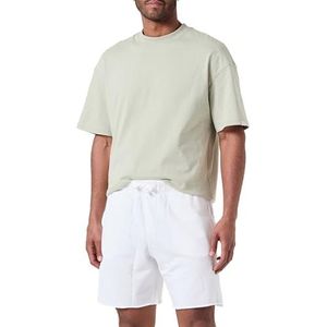 JACK & JONES Jpstbill Jjkidd Wash Sweat Shorts voor heren, Helder Wit, M
