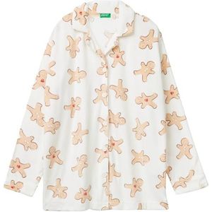 United Colors of Benetton Jasje M/L 34WW3M06M Pyjama Top meerkleurig, M Dames, Veelkleurig., M