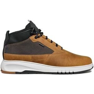 Geox U Aerantis 4x4 B ABX enkellaars voor heren, Ochre Dk Coffee, 44 EU