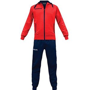 Givova Winner trainingspak voor heren, meerkleurig (rood/blauw), 2XS