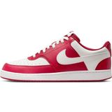 NIKE - Court Vision Low - Baskets - Gym Red - Leer/Synthetisch