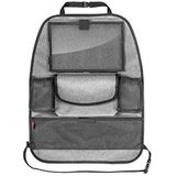 reer TravelKid Entertain, organizer voor de achterbank, met tabletvak, vuilafstotend, veel vakken, voor alle autostoelen, ook sportstoelen, grijs, 1 stuk (1 stuk)