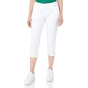 Herrlicher Mooie Capri Satijn Powerstretch Wonderful Short voor dames, Wit 10, 27