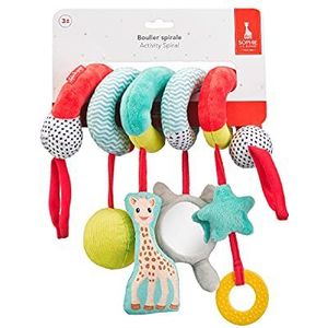 Sophie la Girafe - Spiraal telraam speelgoed kinderwagen 230831, meerkleurig, 6 stuks