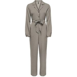 ONLNOVA LIFE VIS L/S ZIRA JUMPSUIT AOP, Chipmunk/AOP: 588 Breaker geo, S