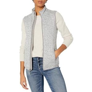 Charles River Apparel Dames Pacific Sweater Fleece Vest, Licht Grijs Heather, M