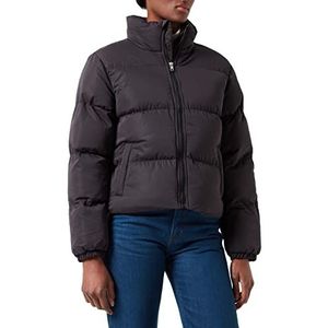 Urban Classics Dames Dames Short Peached Puffer Jacket Jacket Jacket, zwart, 4XL