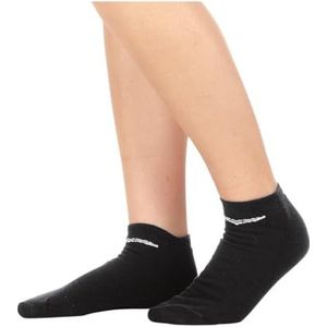Footies - Zwart - Katoenmix - 2 Paar