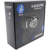 HERRMANS Fiets H-Black Pro E incl. twee extra houders, zwart