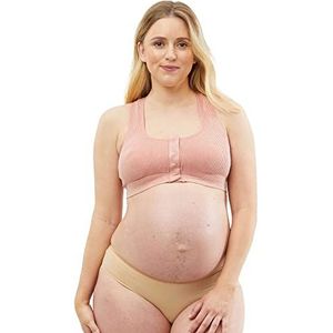 Cake Maternity Vrouwen Biscotti Wire Gratis Verpleegkunde, Moederschap en Geboorte BH Volledige Dekking, Rosé, M