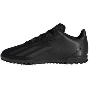 adidas X Crazyfast.4, voetbalschoenen (turf) uniseks, Black Core Black Core Black Core Black Core Black, 36 2/3 EU