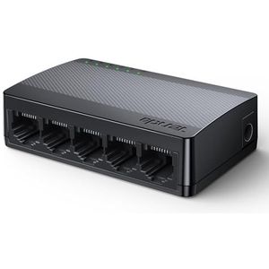 Tenda SG105 Commutatore di rete non gestita Gigabit Ethernet (10/100/1000) Nero switch di rete