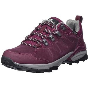 Jack Wolfskin Unisex Refugio Texapore Low W wandelschoen, Dark Maroon, 38 EU