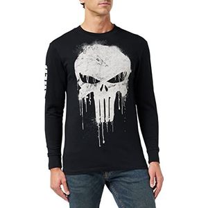 Marvel Heren Avengers Punisher Skull Top met lange mouwen