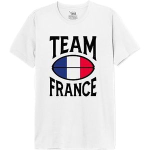 Republic of California T-shirt heren, Wit, L